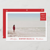 Vakantiegroet Fotokaart Feestdagenkaart (Voorkant / Achterkant)