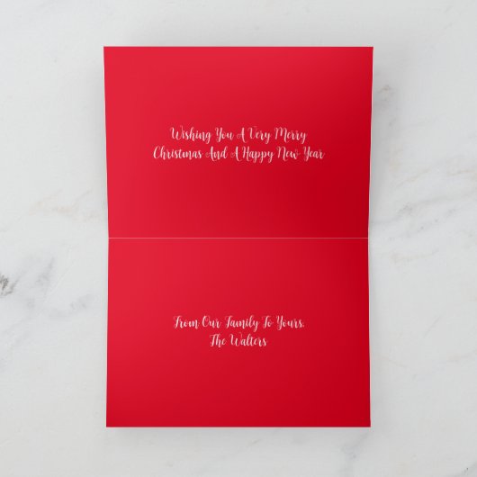 Vakantiegroet Kaart (Binnen)