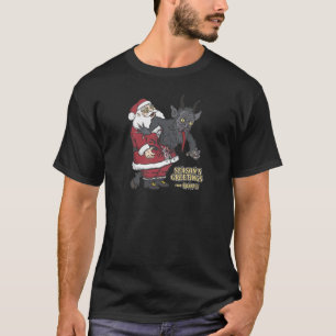 Vakantiegroet uit Krampus (en Kerstman) T-shirt