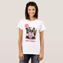 Vakantiegroet uit liefde en gelukkige God T-shirt