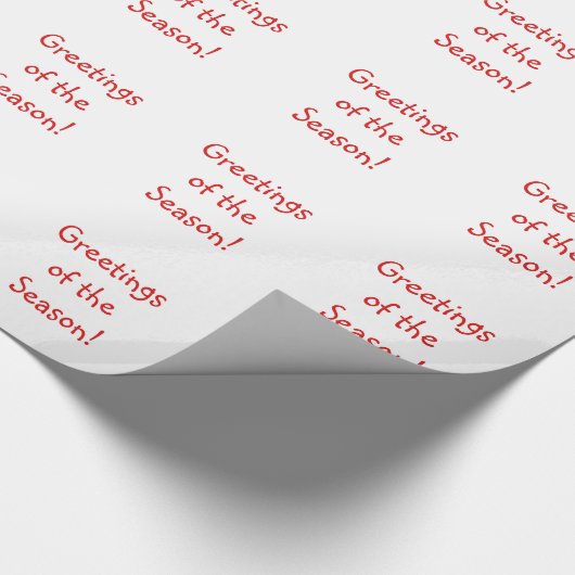 Vakantiegroet van de feestdag cadeaupapier (Hoek)