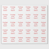 Vakantiegroet van de feestdag cadeaupapier (Vlak)