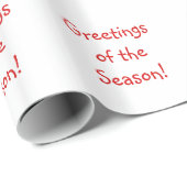 Vakantiegroet van de feestdag cadeaupapier (Rol Hoek)