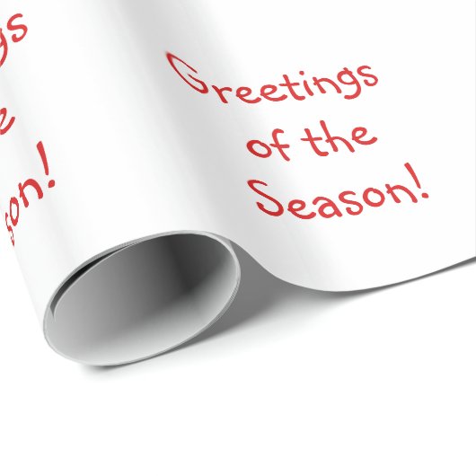 Vakantiegroet van de feestdag cadeaupapier (Rol Hoek)