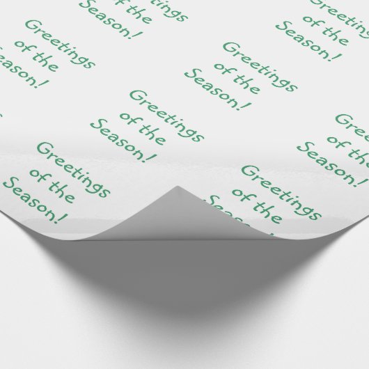 Vakantiegroet van het Seizoen Cadeaupapier (Hoek)