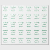 Vakantiegroet van het Seizoen Cadeaupapier (Vlak)