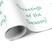 Vakantiegroet van het Seizoen Cadeaupapier (Rol Hoek)