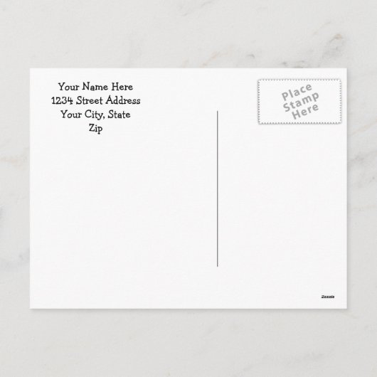 Vakantiegroet van uw dierenarts feestdagenkaart (Achterkant)