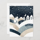 Vakantiegroeten Feestdagenkaart (Voorkant / Achterkant)