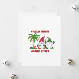 Vakantiegroeten, Kabouter Kusjes op een  Feestdagenkaart