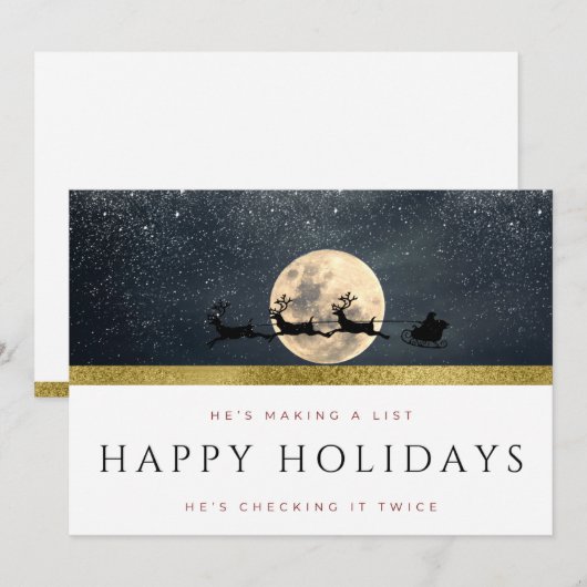 Vakantiegrootkaart Aankondiging (Voorkant / Achterkant)