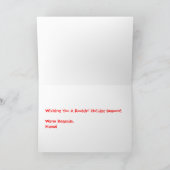 Vakantiegrootkaart Feestdagen Kaart (Binnen)