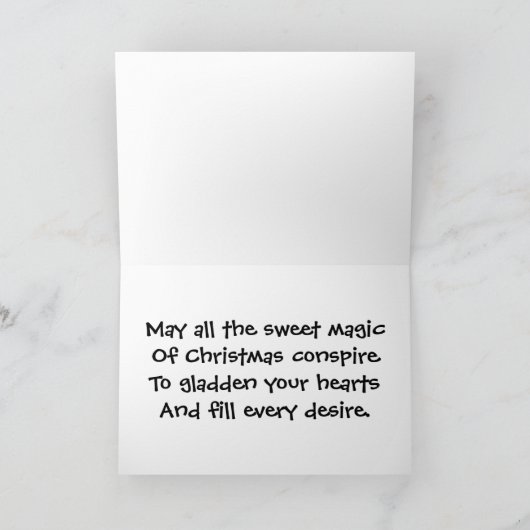 Vakantiegrootkaart Feestdagen Kaart (Binnen)