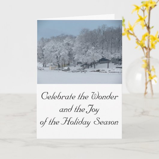 Vakantiegrootkaart Kaart (Gele Bloem)