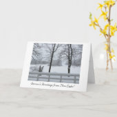 Vakantiegrootkaart Kaart (Gele Bloem)