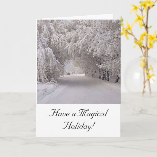 Vakantiegrootkaart Kaart (Gele Bloem)