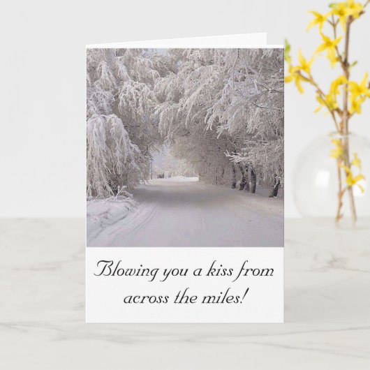 Vakantiegrootkaart Kaart (Gele Bloem)