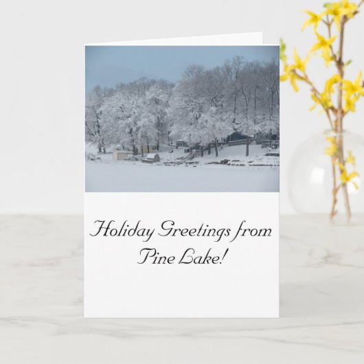 Vakantiegrootkaart Kaart (Gele Bloem)