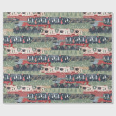 Vakantiegrootte en hete-cacaowrappen cadeaupapier (Vlak)