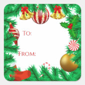 Vakantiegrootte Label (Voorkant)