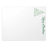 Vakantiegrootte Notitieblok-Fancy boom Notitieblok (Voorkant)