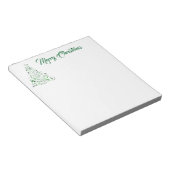 Vakantiegrootte Notitieblok-Fancy boom Notitieblok (Schuin)