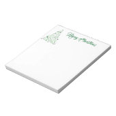 Vakantiegrootte Notitieblok-Fancy boom Notitieblok (Linkerzijde)