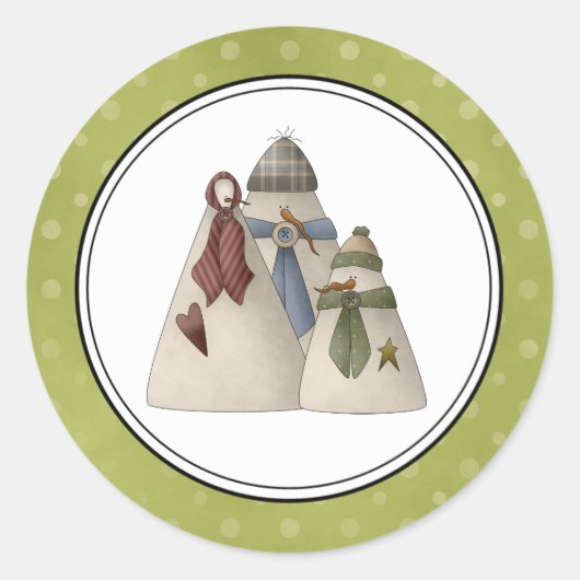 Vakantiegrootte Stickers (Voorkant)