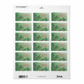 Vakantiegroven Etiket (Full Sheet)