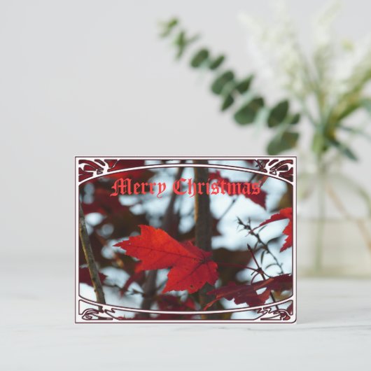 Vakantiegroven Feestdagenkaart (Staand voorkant)