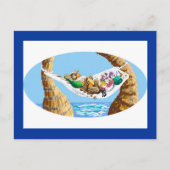 vakantiehangmat feestdagenkaart (Voorkant)