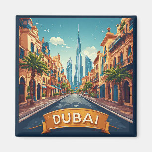 🧲 Vakantieherinnering aan Dubai 🌇 Magneet