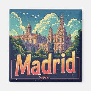 🧲 Vakantieherinnering aan Madrid vanuit Spanje 🇪 Magneet