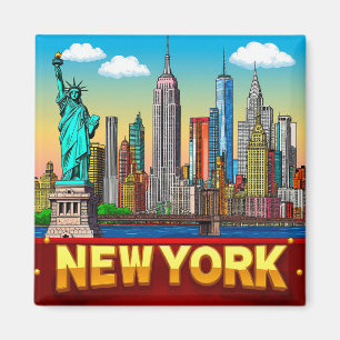 🧲 Vakantieherinnering New York City, USA 🌆 Magneet