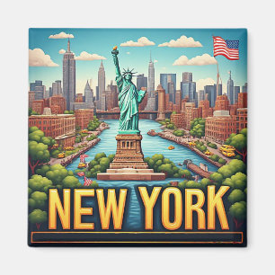 🧲 Vakantieherinnering Times Square New York ✨ Magneet