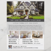 Vakantiehuis Accommodaties Huis Verhuur Flyer (Voorkant)