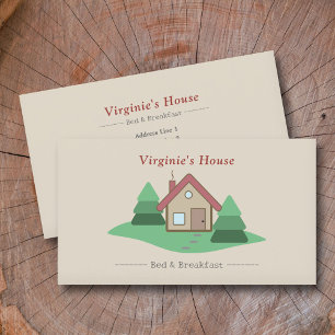 Vakantiehuis, Bed & Breakfast Visitekaartje