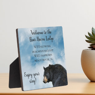 Vakantiehuis Beer Lodge Home WIFI informatie P Fotoplaat