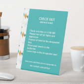 Vakantiehuis Bekijk info Retro Starburst Reclamebord Met Voetstuk (Insitu)