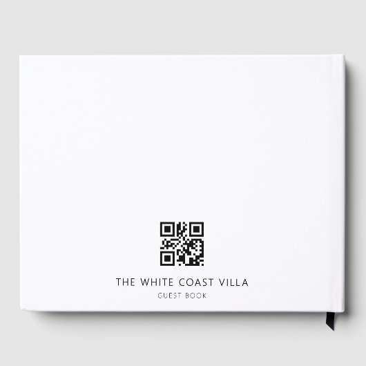 Vakantiehuis Foto QR Code Reacties Gastenboek (Achterkant)