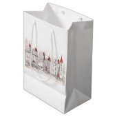 Vakantiehuis Gift Bag Medium Cadeauzakje (Voorkant Gekanteld)