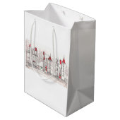 Vakantiehuis Gift Bag Medium Cadeauzakje (Achterkant Gekanteld)