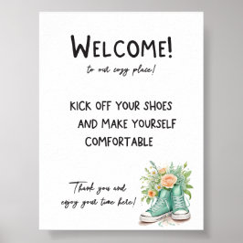 Vakantiehuis Huis Welkomstbord Poster