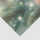 Vakantiehuis in Cozy Winter Pet Decoupage Tissuepapier (Detail)