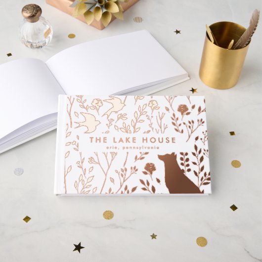 Vakantiehuis Lake Cabin Welkom Gastenboek (Voorkant open)