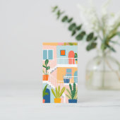 Vakantiehuis makelaar makelaar QR code Visitekaartje (Staand voorkant)