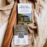 Vakantiehuis Onroerend goed Zakelijk Promo Briefka Kaart<br><div class="desc">Creëer Uw eigen vakantiewoning woning zakelijk promotioneel briefkaart met uw woning foto's en voorzieningen. Geweldig om uit te delen aan geïnteresseerde huurders of te tonen in een lokale coffeeshop.</div>
