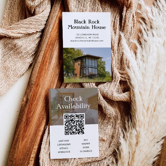 Vakantiehuis Onroerend goed Zakelijk Promo Briefka Kaart