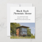 Vakantiehuis Onroerend goed Zakelijk Promo Briefka Kaart (Voorkant)