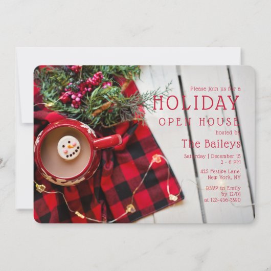 Vakantiehuis Open Huis Plaid warme chocolademelk | Kaart (Voorkant)